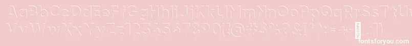 airment Regular Font – White Fonts on Pink Background