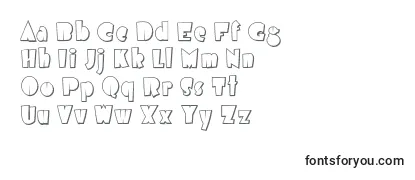 Airmole shaded Font