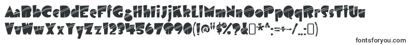Czcionka airmole stripe – rosta typografia