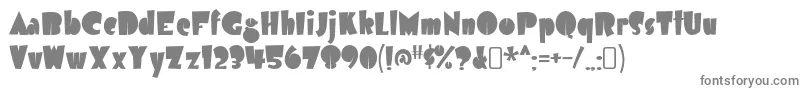 Шрифт airmole – серые шрифты на белом фоне