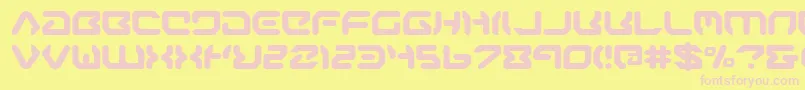 airone Font – Pink Fonts on Yellow Background