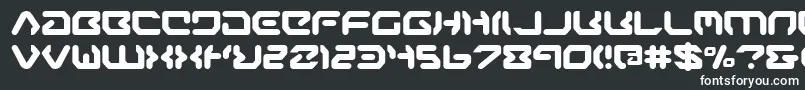 フォントairone – 黒い背景に白い文字