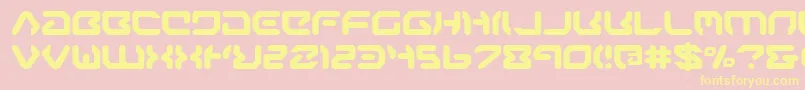 airone Font – Yellow Fonts on Pink Background