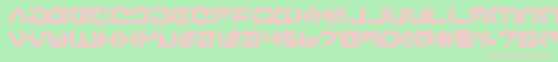 aironeb Font – Pink Fonts on Green Background