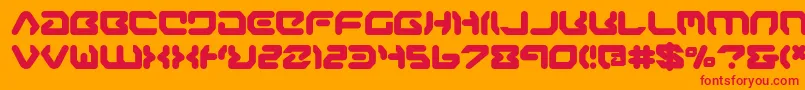 aironeb Font – Red Fonts on Orange Background