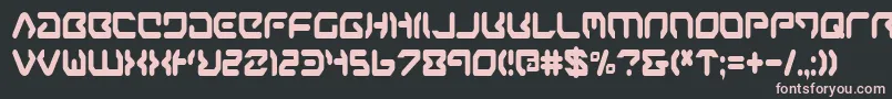 aironec Font – Pink Fonts on Black Background