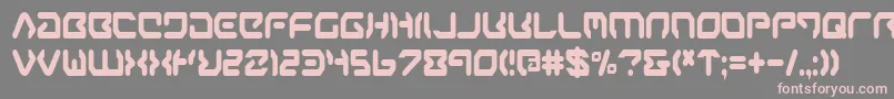 aironec Font – Pink Fonts on Gray Background