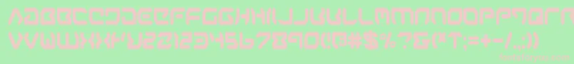 aironec Font – Pink Fonts on Green Background