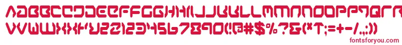 aironec Font – Red Fonts on White Background
