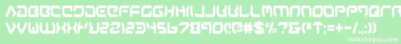aironec Font – White Fonts on Green Background