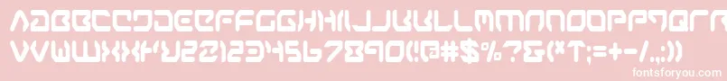 aironec Font – White Fonts on Pink Background