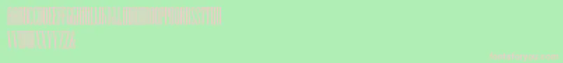 フォントHffIconicIonic – 緑の背景にピンクのフォント