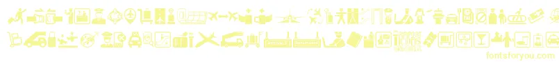 Airport Icons Font – Yellow Fonts