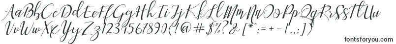 Шрифт Aisyah – надписи красивыми шрифтами