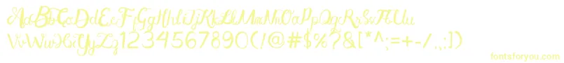 AisyKhadijah Font – Yellow Fonts