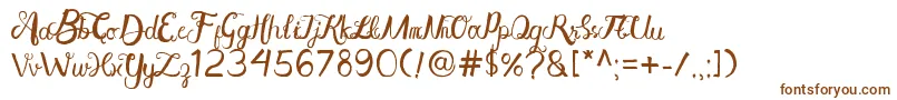 AisyKhadijah Font – Brown Fonts