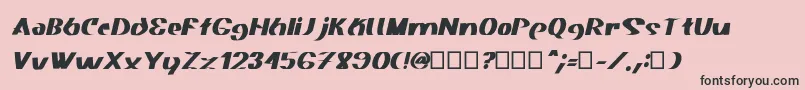 Lisätietoja Akasic Medium Italic-fontista Akasic Medium Italic-fontti – mustat fontit vaaleanpunaisella taustalla