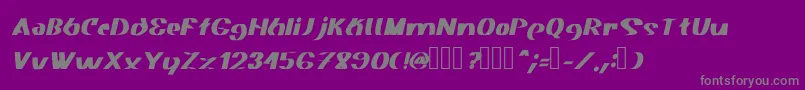 Więcej informacji o czcionce Akasic Medium Italic Czcionka Akasic Medium Italic – szare czcionki na fioletowym tle