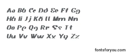Przegląd czcionki Akasic Medium Italic