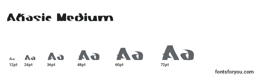 Размеры шрифта Akasic Medium (118938)