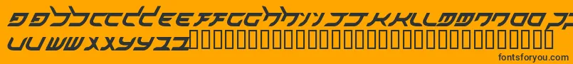 akihibara hyper Font – Black Fonts on Orange Background