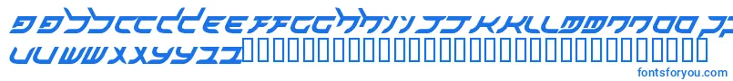 akihibara hyper Font – Blue Fonts on White Background