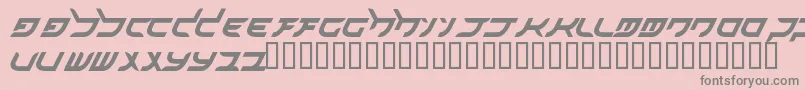 akihibara hyper Font – Gray Fonts on Pink Background