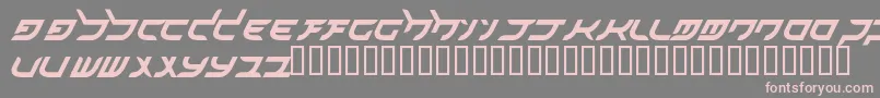 akihibara hyper Font – Pink Fonts on Gray Background