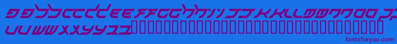 Weitere Informationen zur akihibara hyper-Schriftart akihibara hyper-Schriftart – Violette Schriften auf blauem Hintergrund