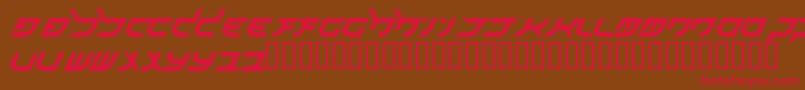 akihibara hyper Font – Red Fonts on Brown Background