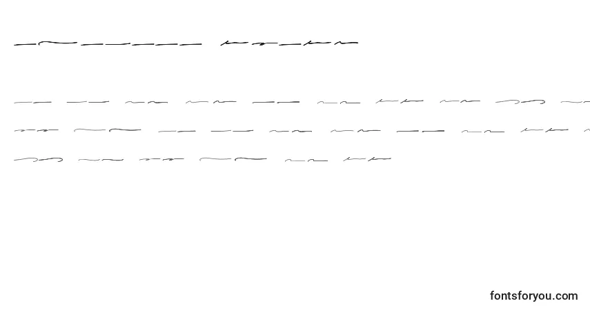 Шрифт Alabama swash (118957) – алфавит, цифры, специальные символы