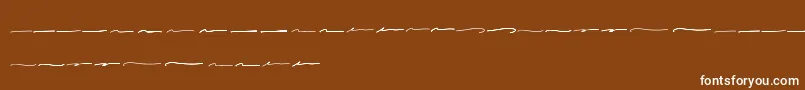 alabama swash Font – White Fonts on Brown Background