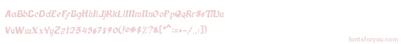 aladina Font – Pink Fonts on White Background