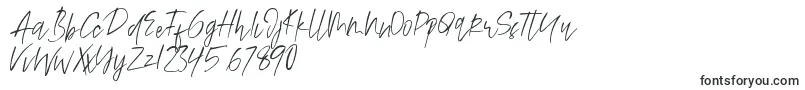 Шрифт Alamode – рукописные шрифты