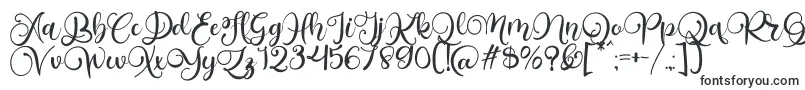 Шрифт Alarante Script Personal Use – надписи красивыми шрифтами