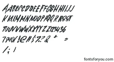 Alask font – drawn Fonts