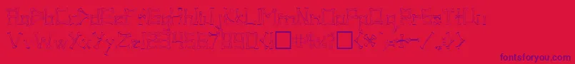 En savoir plus sur la police PirateRegular Police PirateRegular – polices violettes sur fond rouge