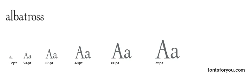 Albatross (118982) Font Sizes
