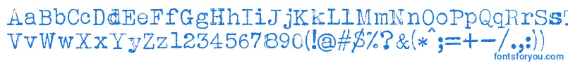 Albertsthal Typewriter Font – Blue Fonts