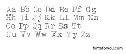 Обзор шрифта Albertsthal Typewriter