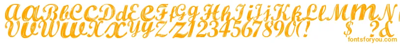 ALBURA Regular Font – Orange Fonts