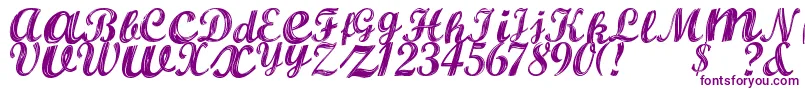 ALBURA Regular Font – Purple Fonts
