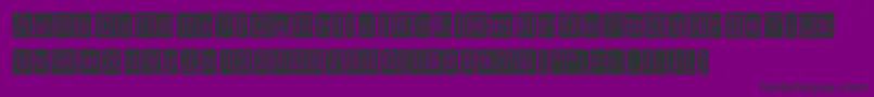 Alburquerque Font – Black Fonts on Purple Background