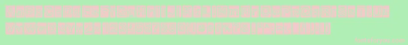 Alburquerque Font – Pink Fonts on Green Background