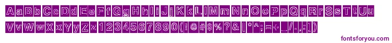 Alburquerque Font – Purple Fonts on White Background