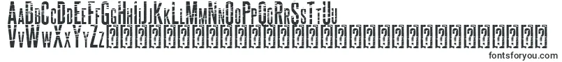 Шрифт ALCATRAZ – эродированные шрифты
