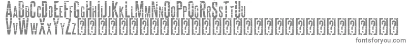 ALCATRAZ-Schriftart – Graue Schriften