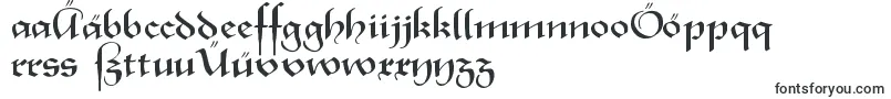 Xmasterpieceregular-fontti – saksalaiset fontit