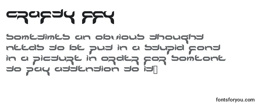 Crafty ffy Font
