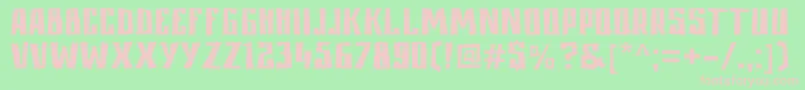 Alduur Font – Pink Fonts on Green Background